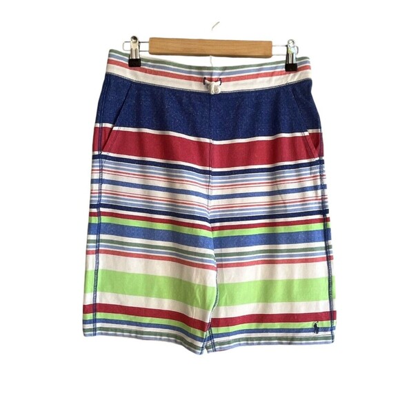 Polo Ralph Lauren Boys Striped Cotton Mesh Shorts Size XL (18-20) Multi-Colored - Picture 1 of 10